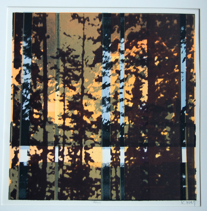 Afton - serigrafi monotypi