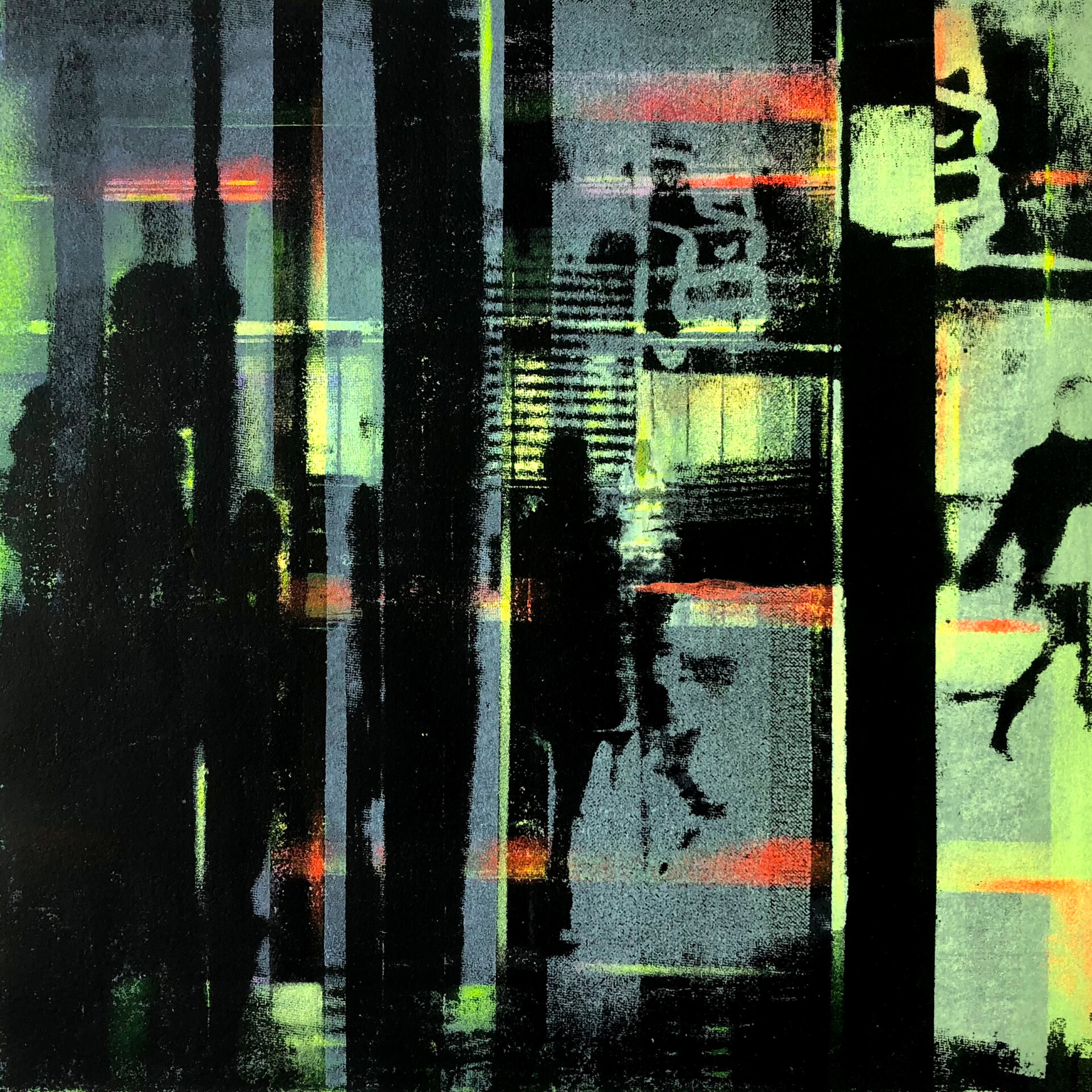 Konstverk av Kerstin Neij-Passage V, serigrafi